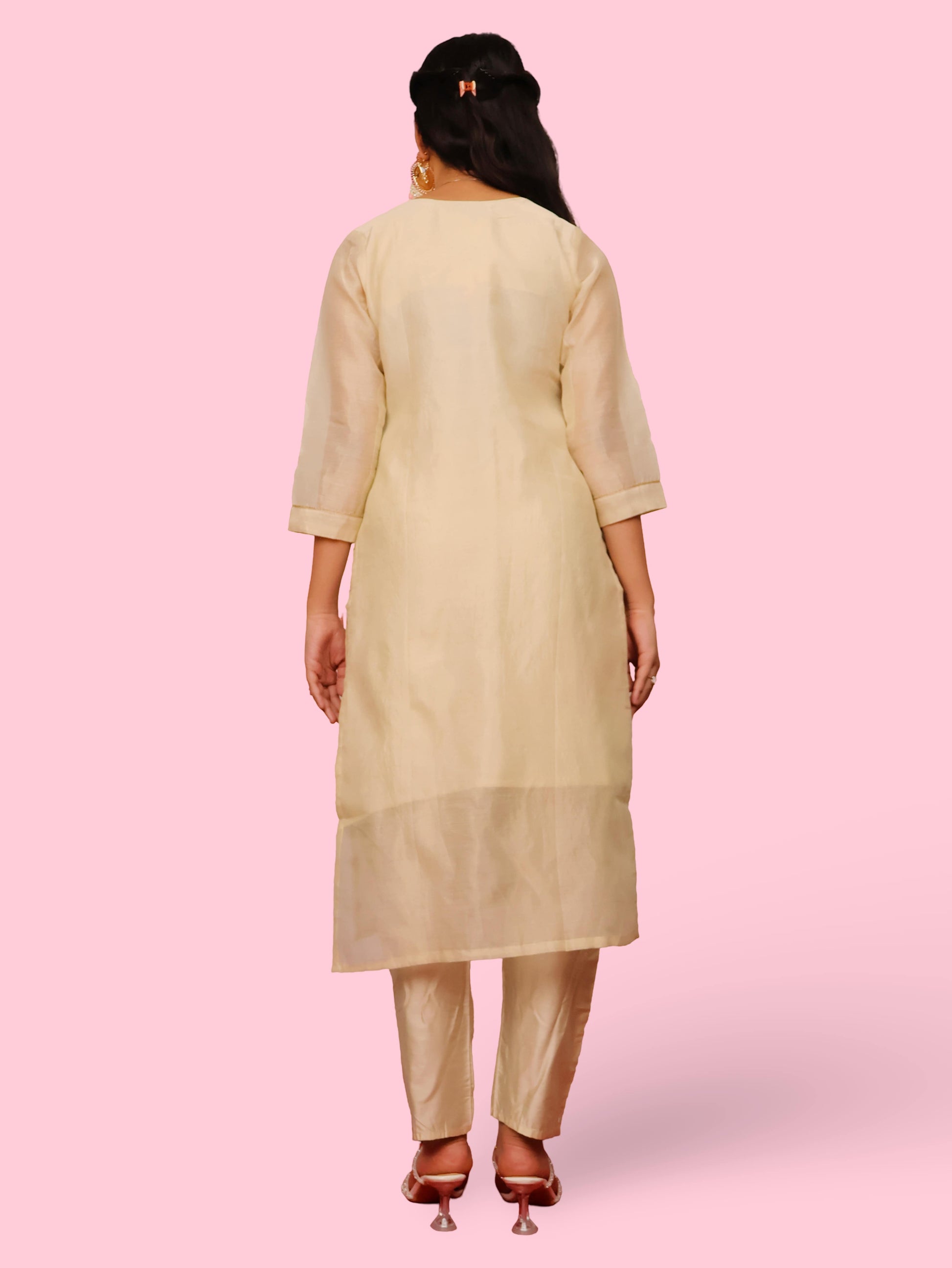 Women's Silk Kurta-Pant, and Dupatta Set-2